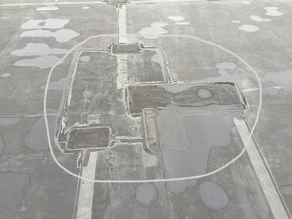 EPDM Rubber Roofs - Multiple repair patches on an EPDM rubber roof is a strong indication that the roof has failed.