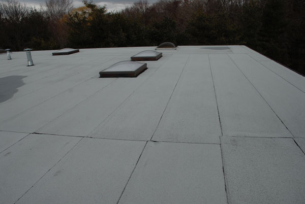 Modified Bitumen Torch down flat roof 14 years old. The best roofing system in the industry