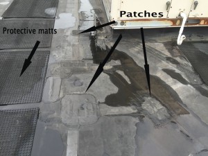 Rubber matts not protecting the EPDM rubber as it suppose to do.