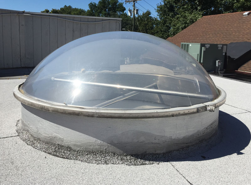 Round Dome or Bubble skylight