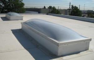 Plexiglass skylight