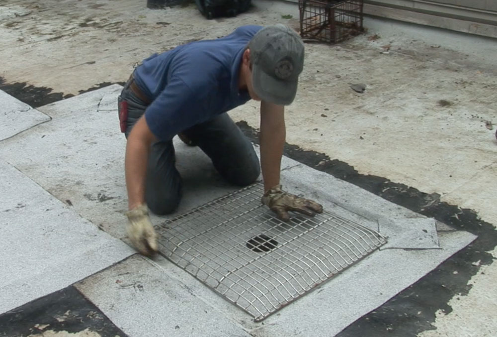 Custom made flat roof drain strainer is by far the best