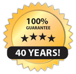All our roofs comes with a 40 year warrantee from Roofing Contractors