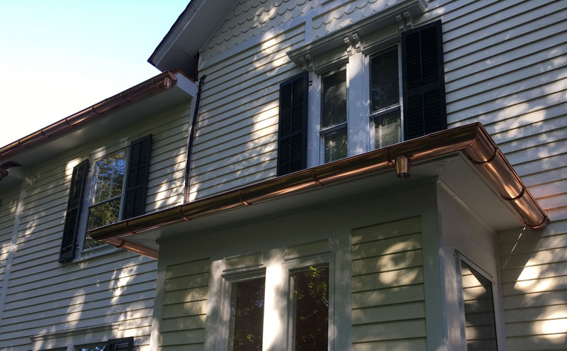 Andre Ferreira - Copper Gutters Installed