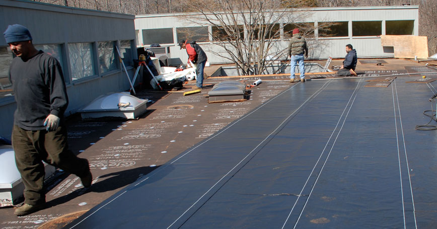 Flat-Roof-Installation Flat-Roof-Installation